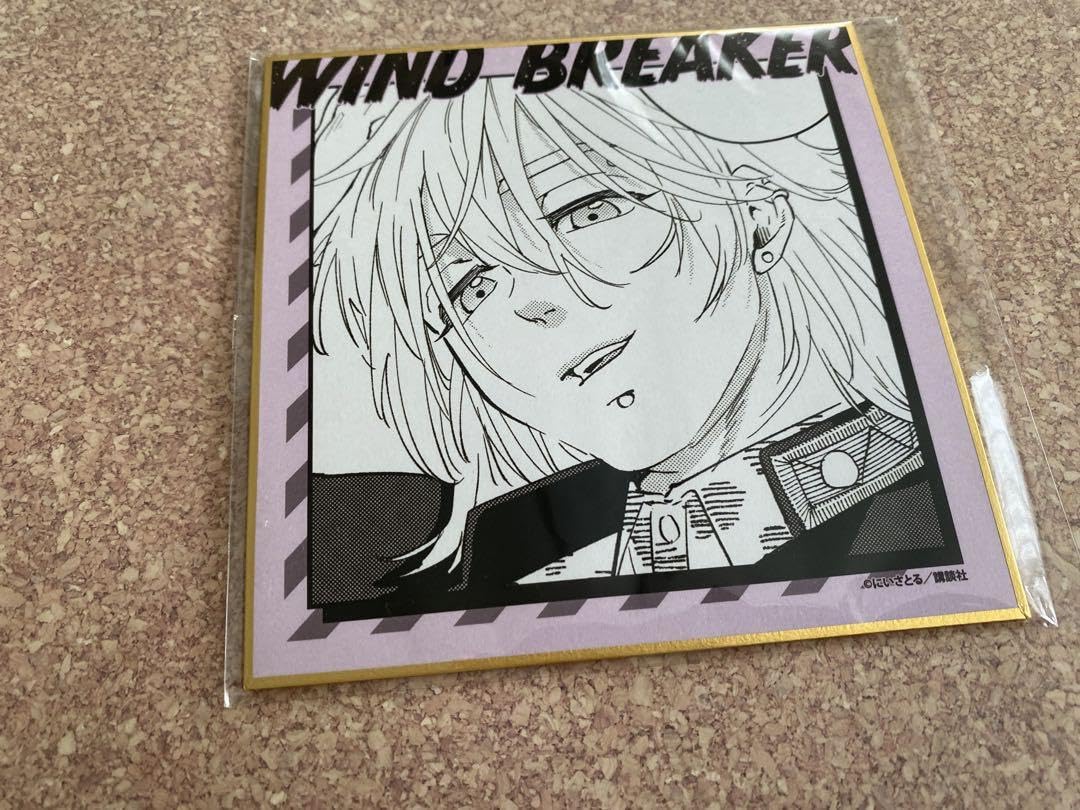 Amazon.co.jp: WIND BREAKER くじメイト 桐生三輝 色紙 : おもちゃ